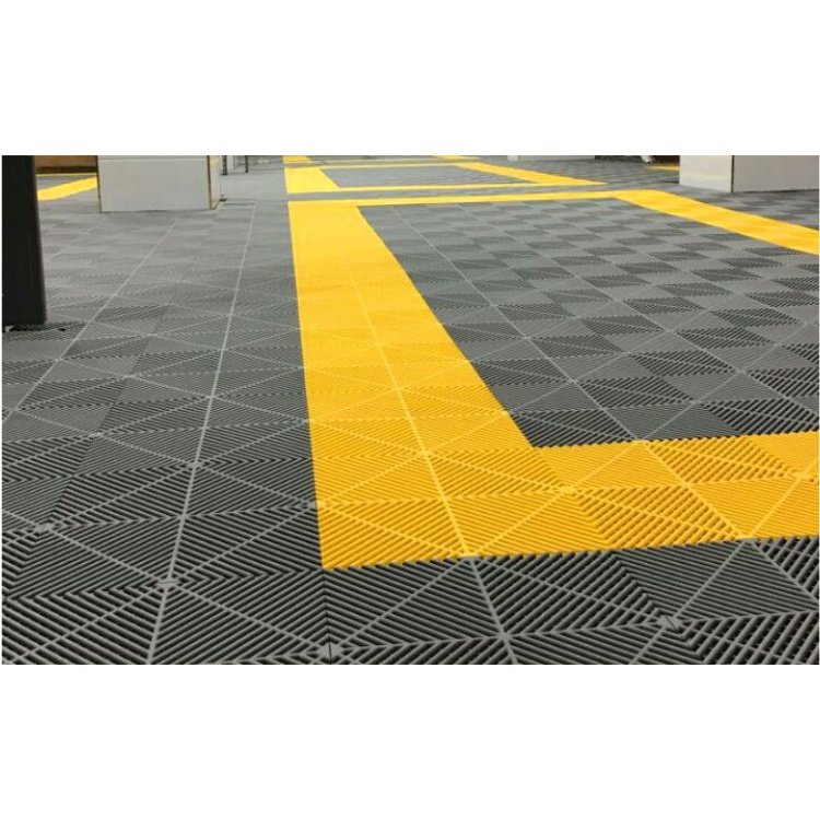 Car Wash Room Plastic Mosaic Grid Board 4s Shop Floor Mat Grid Floor Multi-Function Can Be Stitched Car Wash Shop Floor Grille