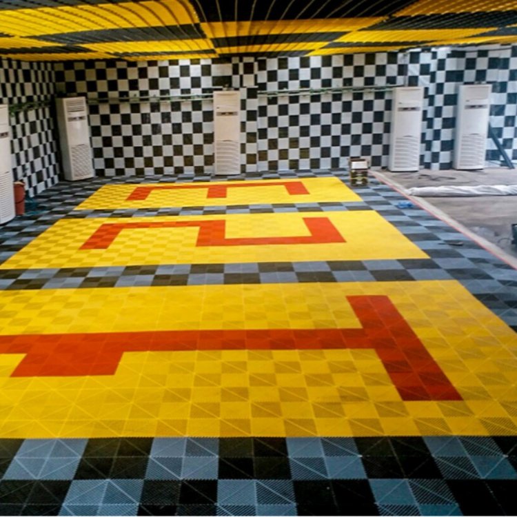 Car Wash Room Plastic Mosaic Grid Board 4s Shop Floor Mat Grid Floor Multi-Function Can Be Stitched Car Wash Shop Floor Grille