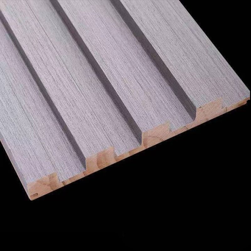 Anti-collision seamless whole house decor wood decorative sound proof sheets fluted interior boards pvc wall panels