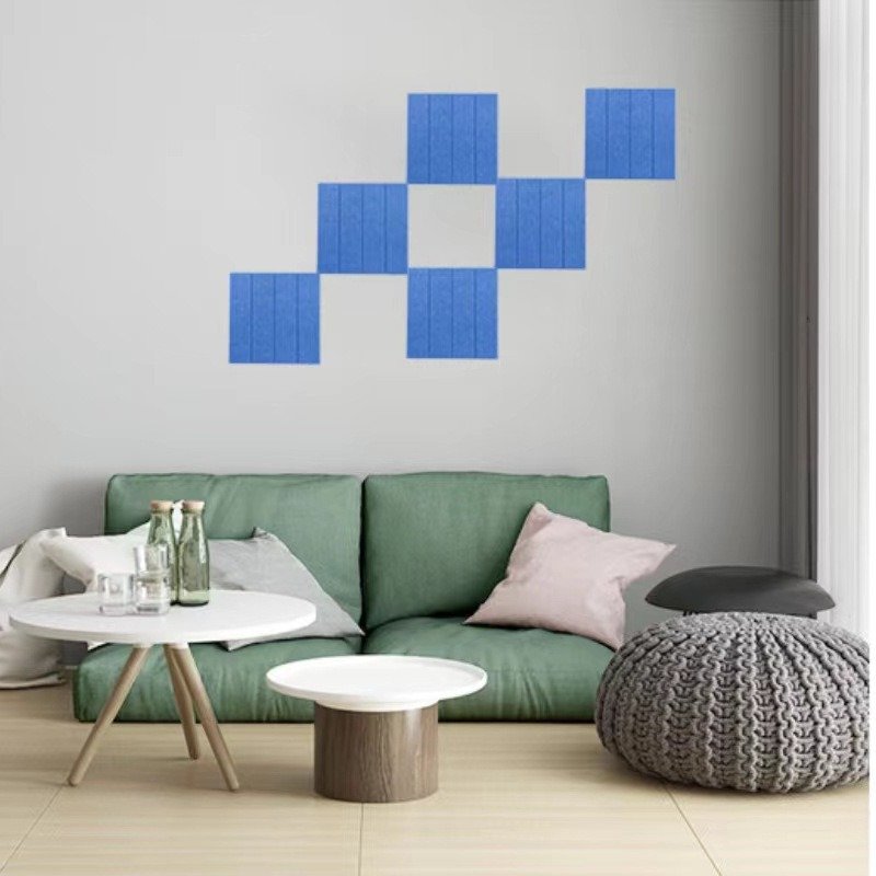 Modern Interior Decorative PET Felt Acoustic Panels Polyester Sound-Absorbing Board