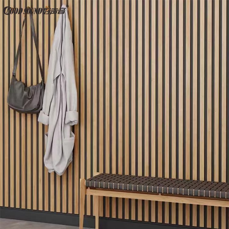 GoodSound Oak Slat Wall Simple Hight Quality Water-Proof Akupanel Boards Akoestische Panelen Acoustic Panels