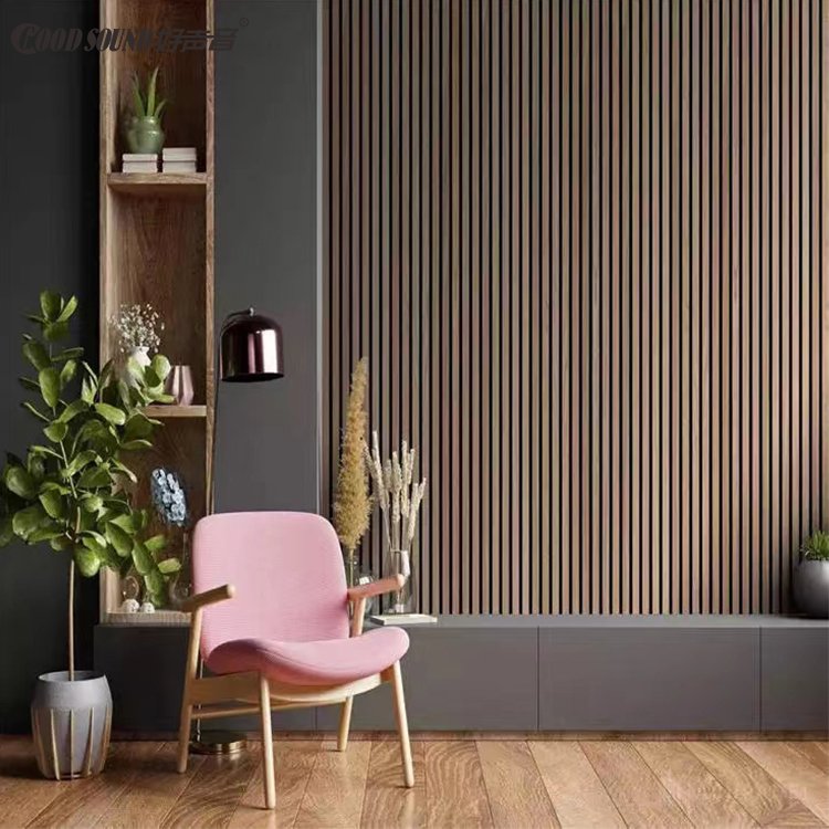 GoodSound Oak Slat Wall Simple Hight Quality Water-Proof Akupanel Boards Akoestische Panelen Acoustic Panels