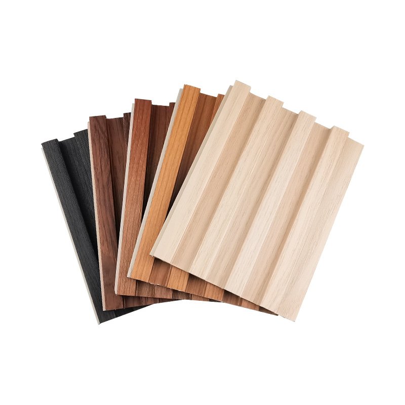 Customized 3D WPC Wall Boards Panels Interior Wood Wall Panel Wood Grain Wood Veneer