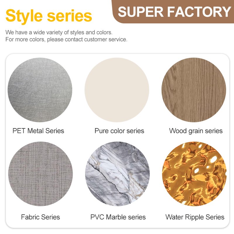 Bamboo Charcoal Wood Veneer PVC Wall Panel Wood Grain 1220*2440mm Wall Board Indoor decorative panel Wall Cladding