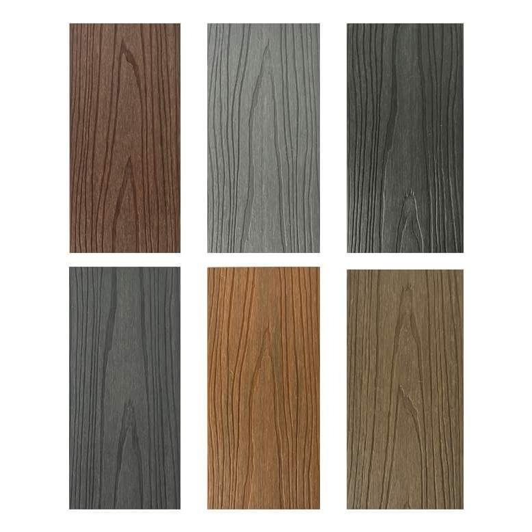 Hot Sale Interlocking Waterproof WPC Decking Board Outdoor Co-Extrusion Seamless Smooth Decking Gap Garden Exterior Oak Pine