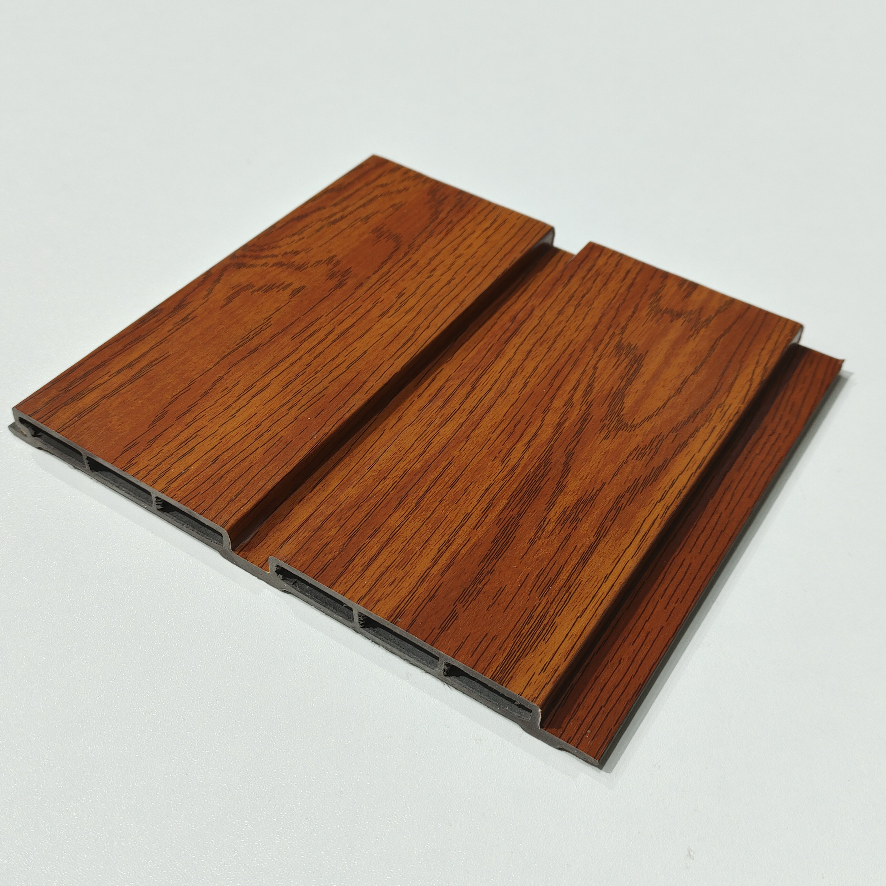 New Material White Board Fluted WPC Ceiling Wall Panel Cladding Pared WPC