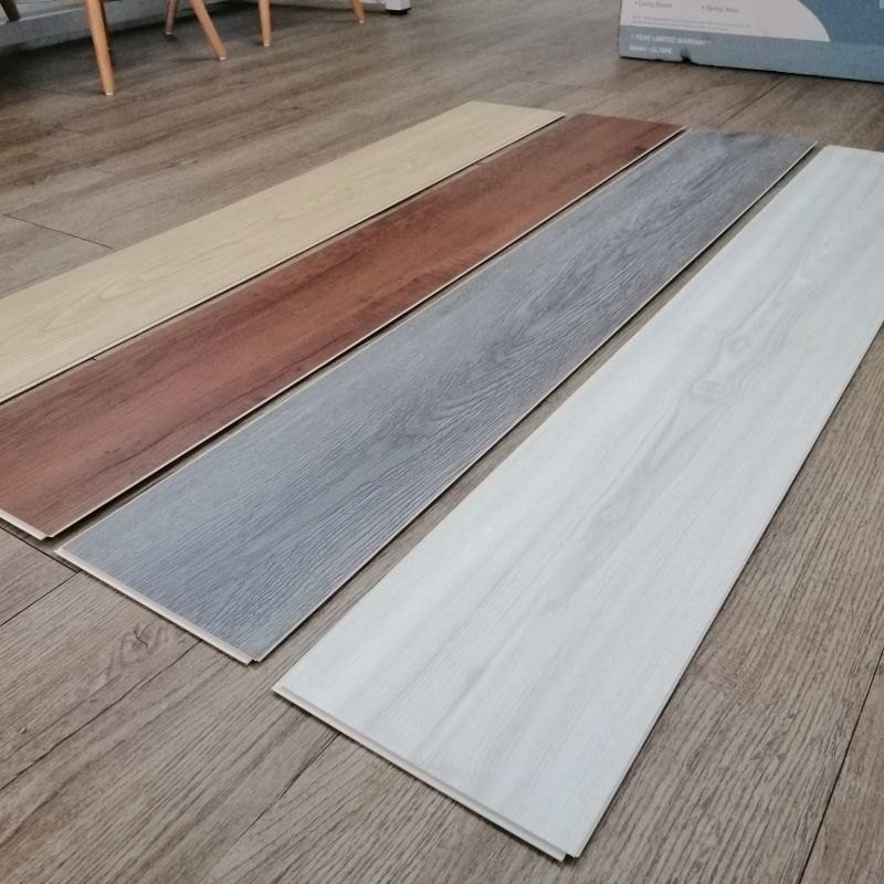5mm Waterproof Interlocking SPC Flooring Virgin Marble Hybrid PVC Click Floor Rigid Core with Vinyl Material