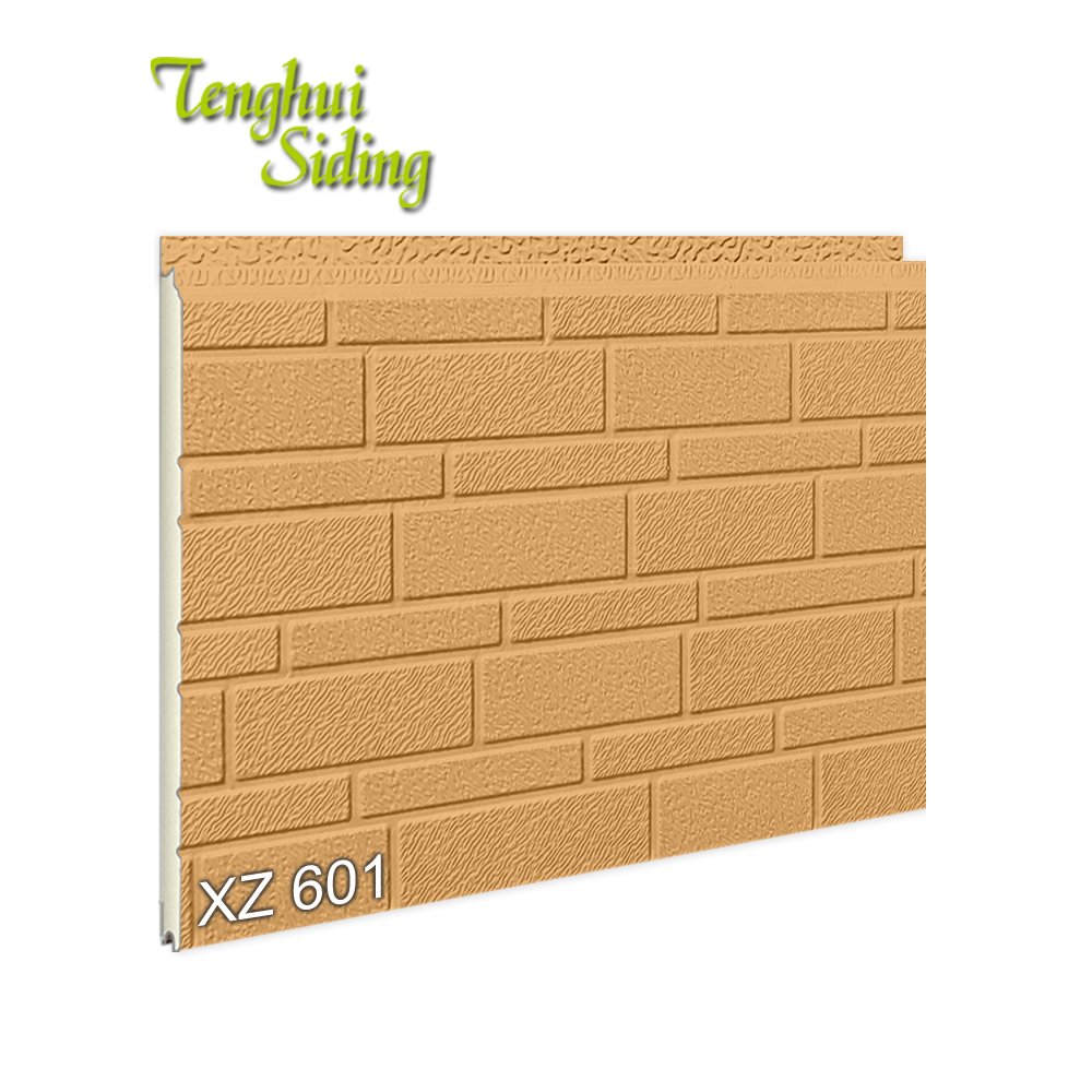 Aluminium Foil Fire Resistant Brick Wall Panel Metal Cladding Facade Panel External House Siding Decorative Boards