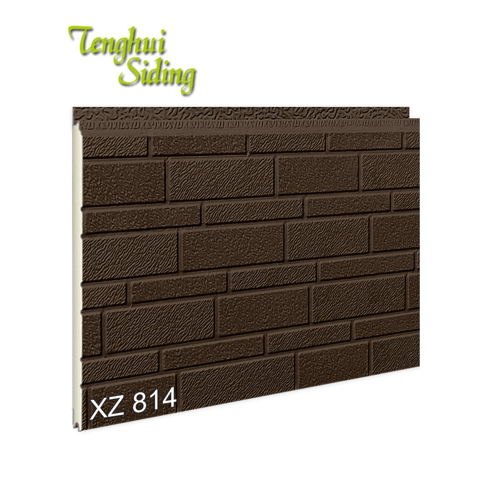 Aluminium Foil Fire Resistant Brick Wall Panel Metal Cladding Facade Panel External House Siding Decorative Boards