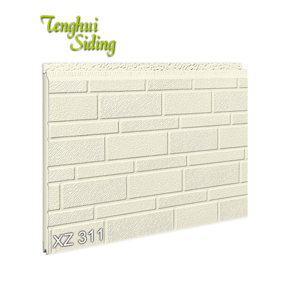 Aluminium Foil Fire Resistant Brick Wall Panel Metal Cladding Facade Panel External House Siding Decorative Boards