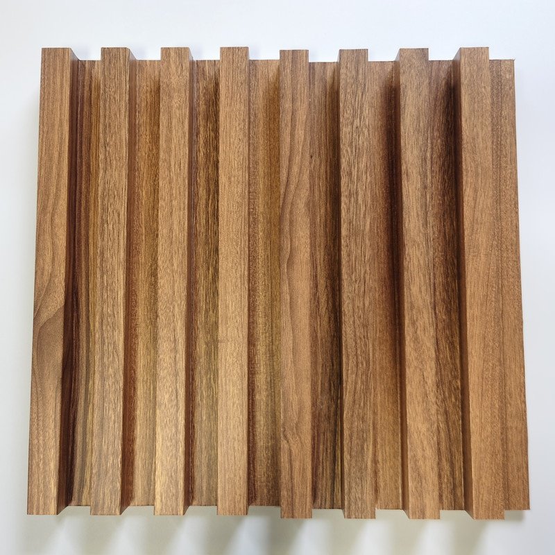 Factory Indoor Decor Wood Plastic Composite PVC Coating Cladding Fluted Wall Board WPC Interior Wall Panel Cheap Price For Sale