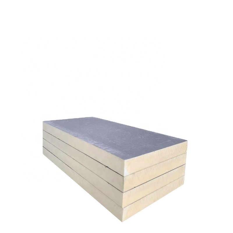 Strong pressure resistance PIR /PU rigid Foam Insulation Board B1 fire rating wall panel