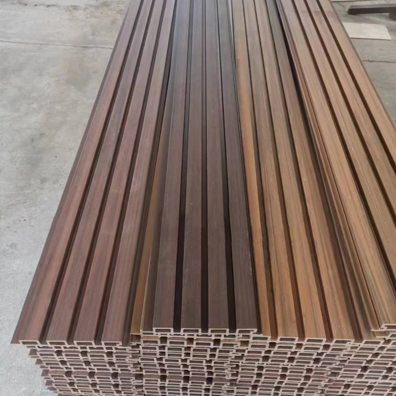 High Quality Waterproof Outdoor Home Decoration Slat Panel ASA WPC Wall Wood Cladding Board For Exterior Part