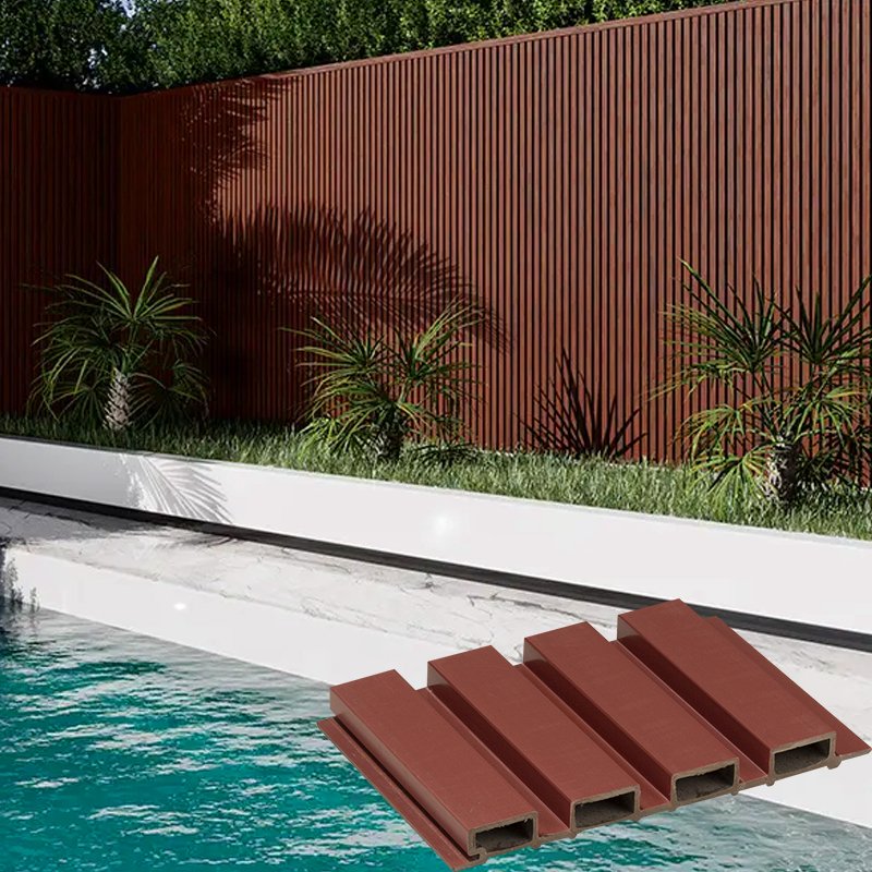 High Quality Waterproof Outdoor Home Decoration Slat Panel ASA WPC Wall Wood Cladding Board For Exterior Part