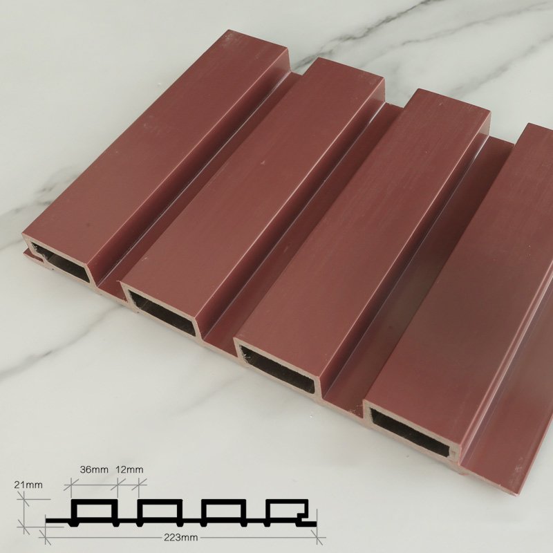 High Quality Waterproof Outdoor Home Decoration Slat Panel ASA WPC Wall Wood Cladding Board For Exterior Part