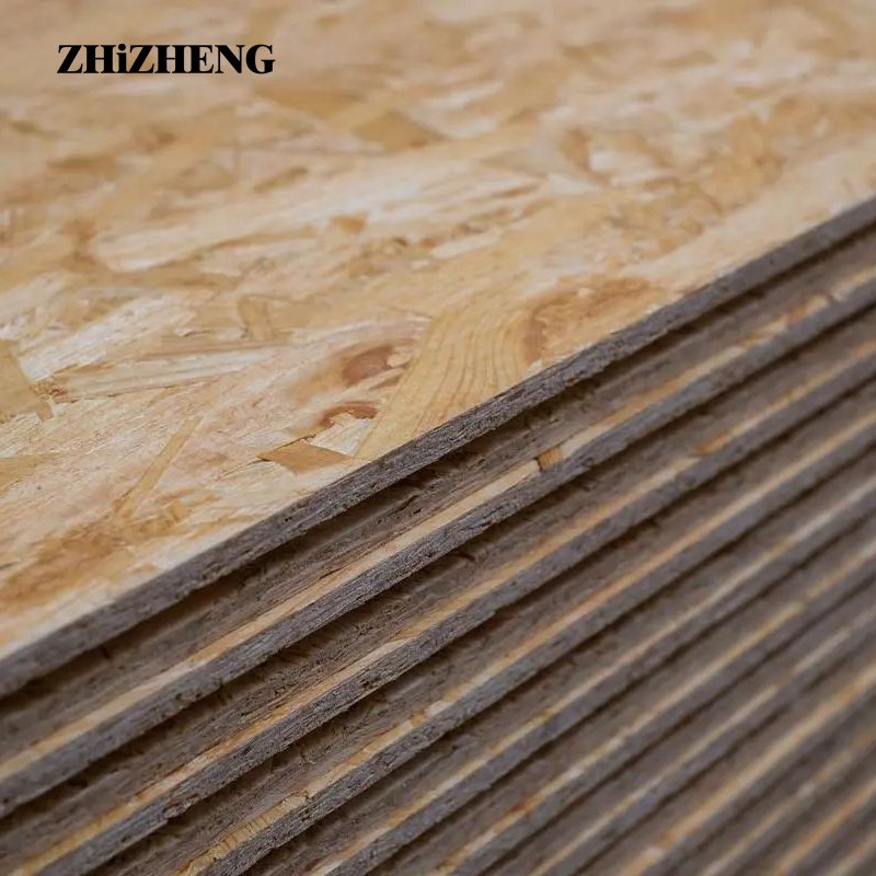 Factory Direct Supply Wood Grain Color Plywood Panel 4x8 Oriented Strand Board Chipboard OSB Board For TV Cabinet