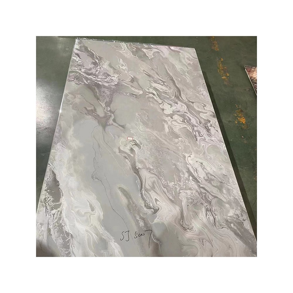 Modern Style Marble Sheet Board Moisture-Proof Waterproof for Interior Decorative Alternative to Marble Block for Household Use