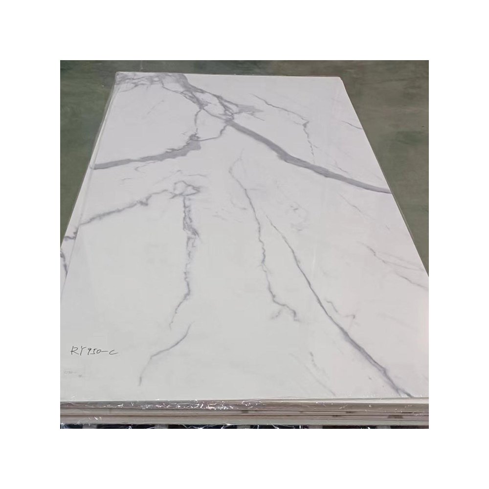 Modern Style Marble Sheet Board Moisture-Proof Waterproof for Interior Decorative Alternative to Marble Block for Household Use