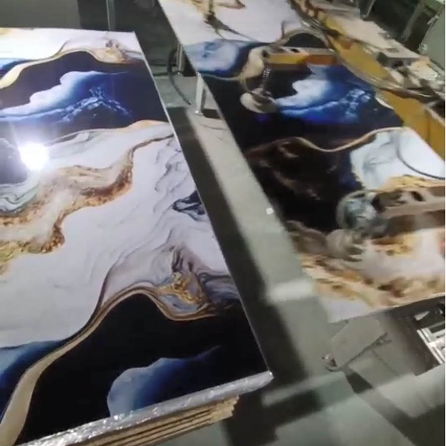 New design New production pvc wall panel sheets UV PVC marble paneling TV wall Decoration background plastic flexible wall board