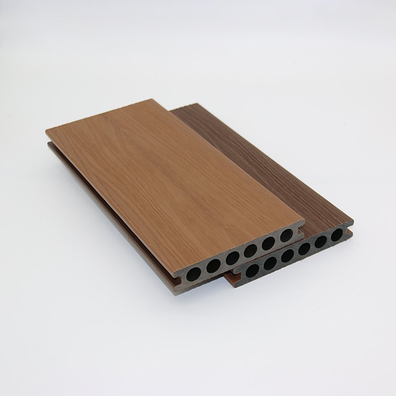 Easy installation outdoor WPC decking flooring hollow board co-extrusion wpc decking