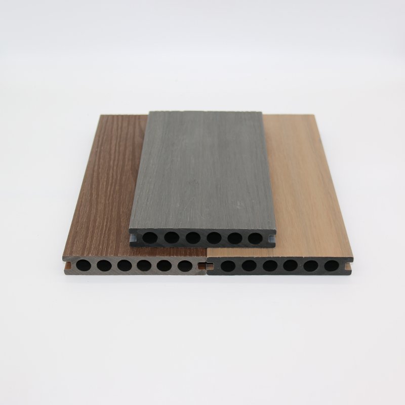 Easy installation outdoor WPC decking flooring hollow board co-extrusion wpc decking