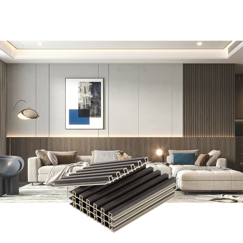 2024 New Design Fluted Wood Wpc Interior Wall Panel For Homedecor