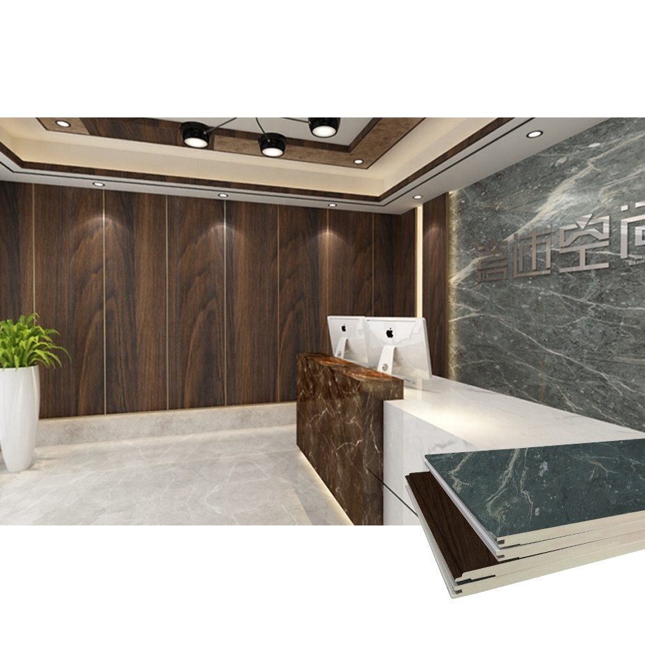 ISO certificate wall board new material impact resistance public area wpc wall panel