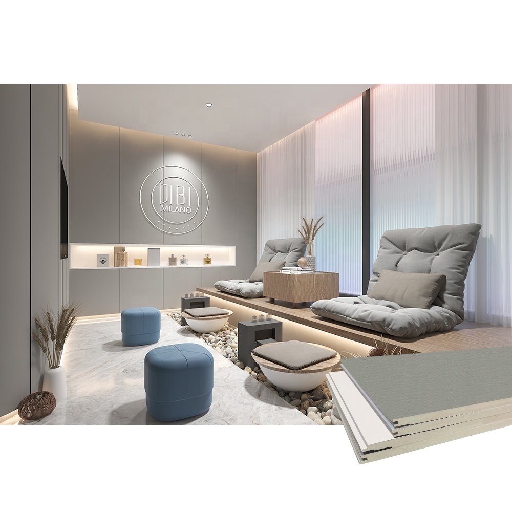 ISO certificate wall board new material impact resistance public area wpc wall panel