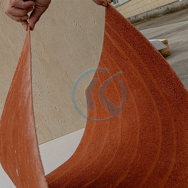 Eco-friendly Modified Clay Material Exterior Flexible Stone Wall Cladding Board MCM Soft Rough Stone Rammed Earth Wall Board
