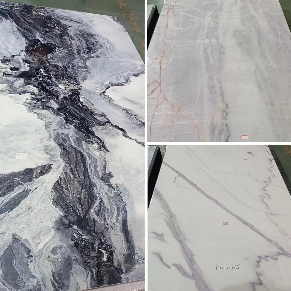 Modern Style Marble Sheet Board Interior Decorative Wall Panels Moisture-Proof Waterproof Household Use Alternative Marble Block