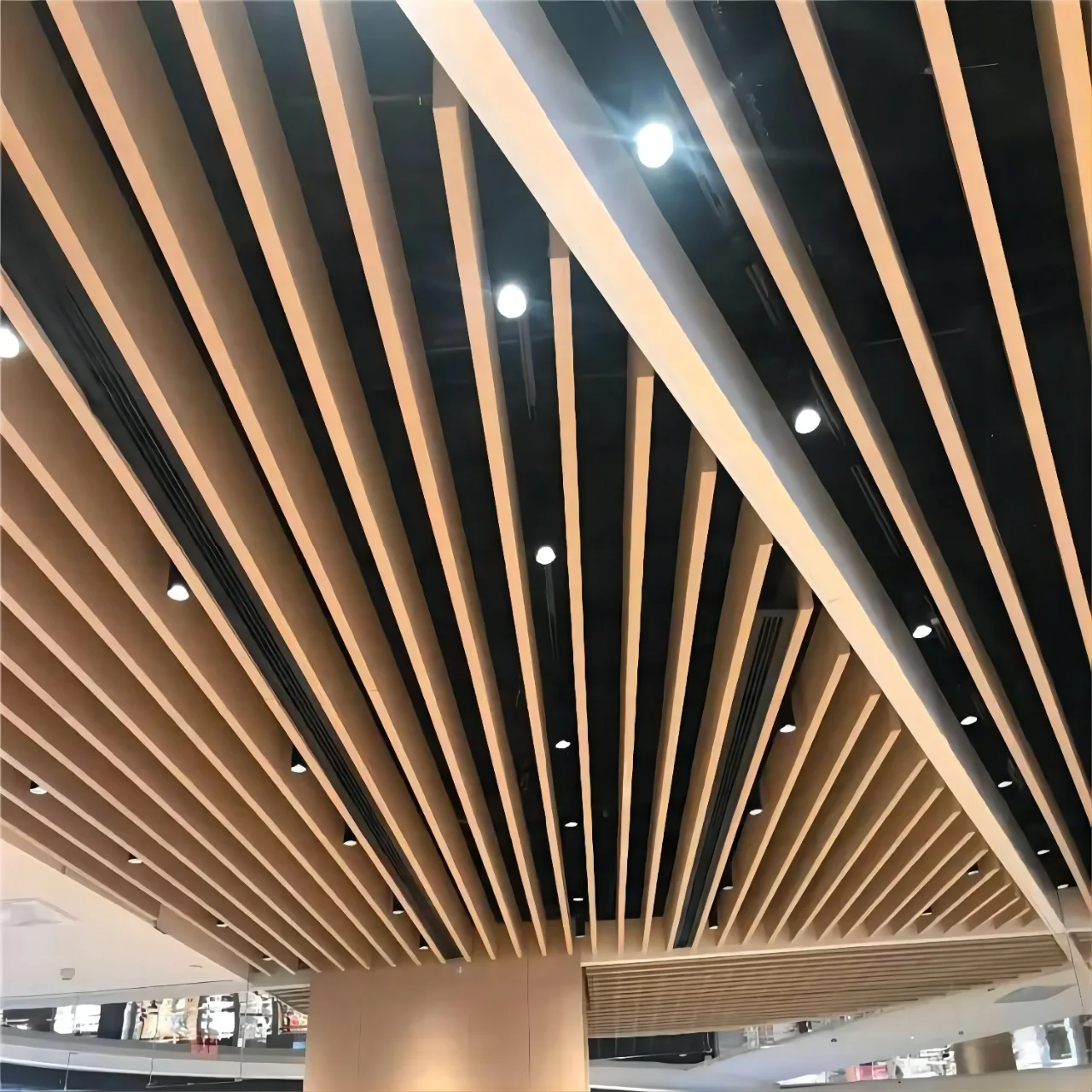 Indoor Area Fireproof Moisture Proof Ceiling Panel WPC Indoor Wall Composite Ceiling