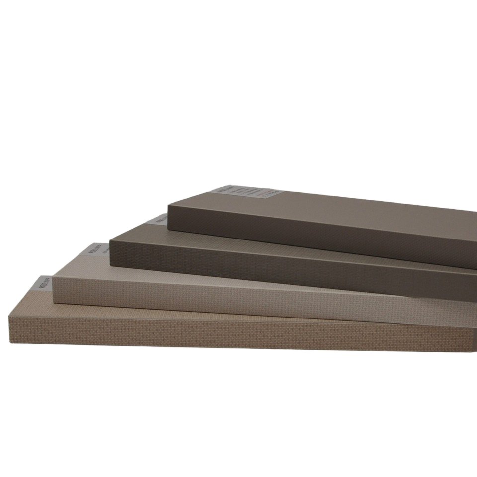 ZIN brand high quality PP (polypropylene) laminated MDF embossed color furniture board moisture-proof environmental protection