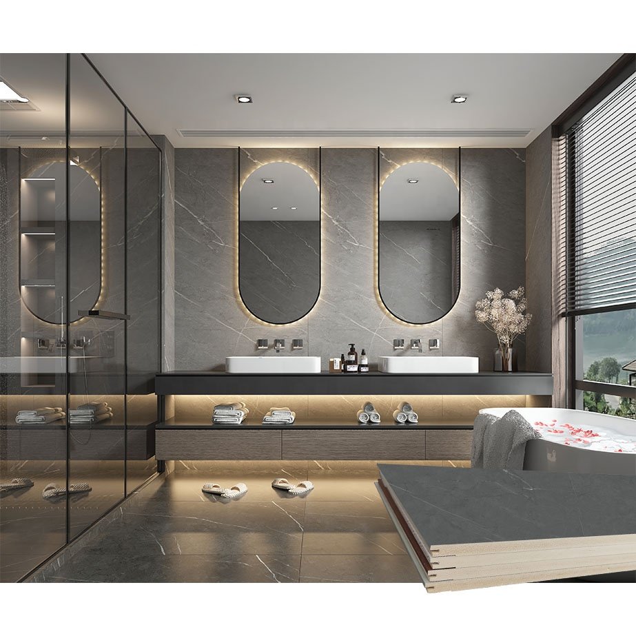 Interior decorative wood pvc wpc panels bathroom wall cladding board installation