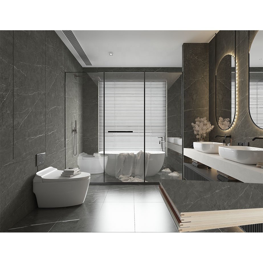 Interior decorative wood pvc wpc panels bathroom wall cladding board installation