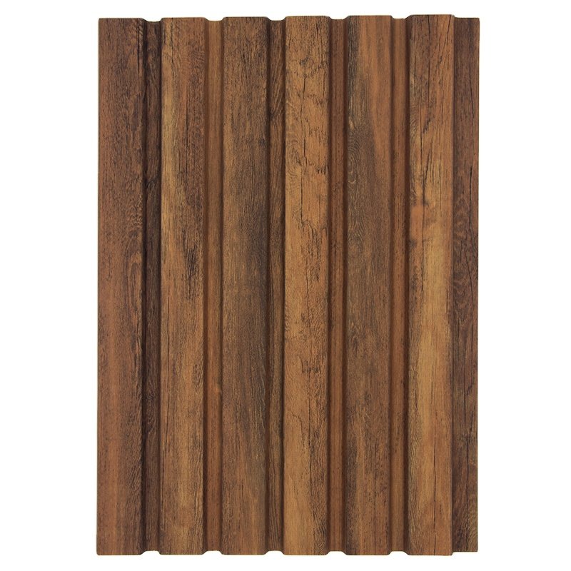 Hottest Eco-Friendly PS Wall Panel Easy Installation Wall Decoration for Villas Charcoal Louvers with 1 Year Warranty