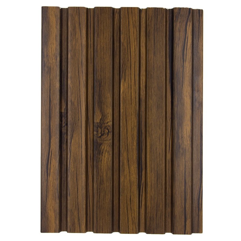 Hottest Eco-Friendly PS Wall Panel Easy Installation Wall Decoration for Villas Charcoal Louvers with 1 Year Warranty