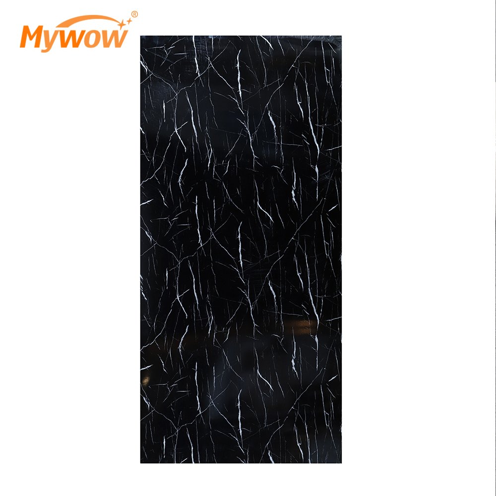 Guangdong Factory Direct WPC wall panels composite PVC marble wall boards Bamboo Charcoal Wood Wall Panel