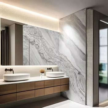 JSXH PVC Marble Wall Panels and Boards Fire-Resistant and Sound-Absorbing with New UV Technology for Interior Wall Decoration