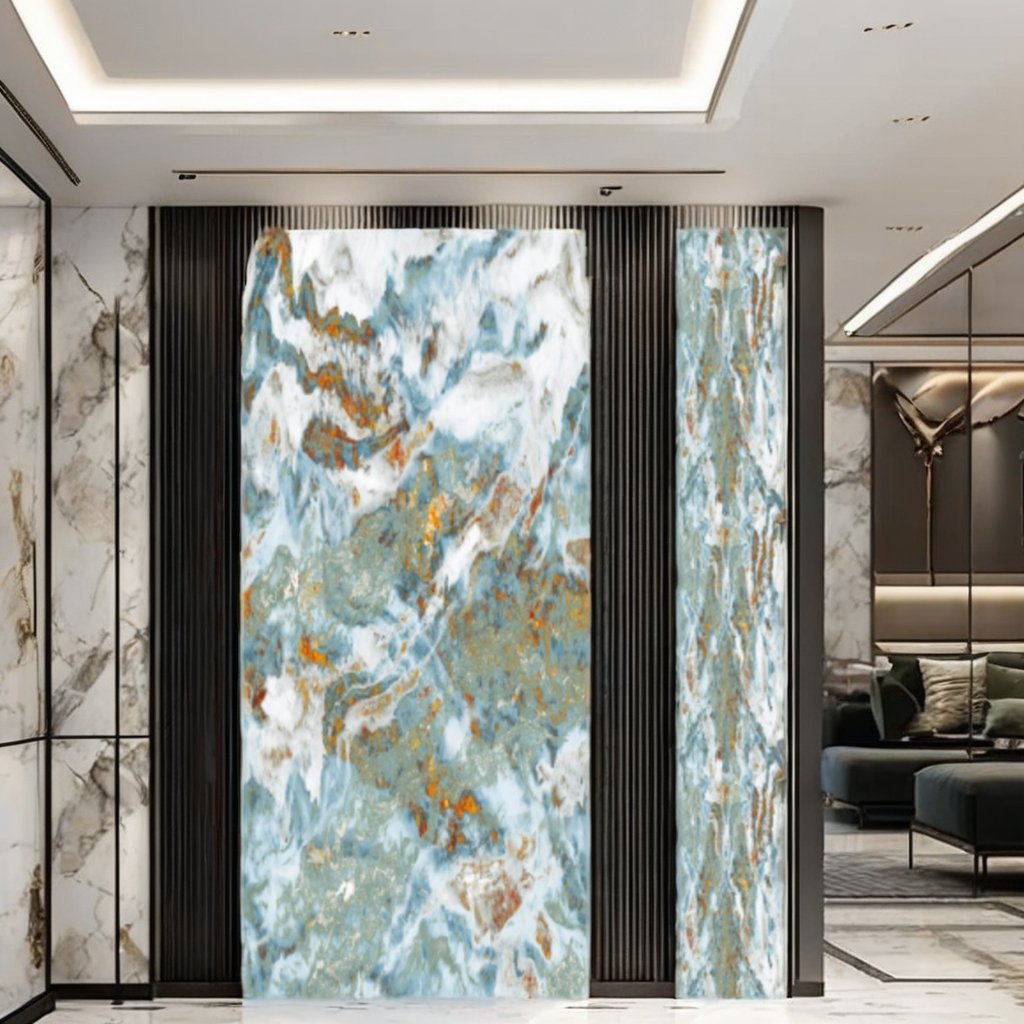 JSXH PVC Marble Wall Panels and Boards Fire-Resistant and Sound-Absorbing with New UV Technology for Interior Wall Decoration