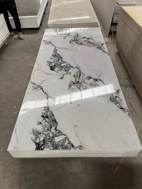 JSXH PVC Marble Wall Panels and Boards Fire-Resistant and Sound-Absorbing with New UV Technology for Interior Wall Decoration