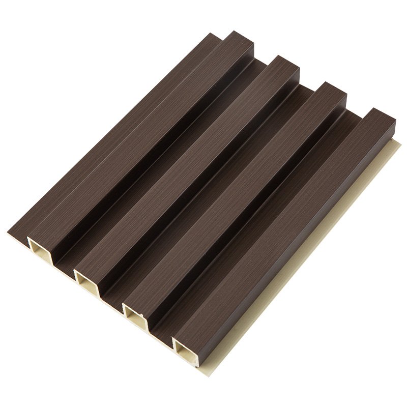 Indoor 3D Laminated WPC Wallboard Wood Grain PVC Coating Decoration Great Wall Panel Interior Cladding Fluted Bamboo Fiber Board