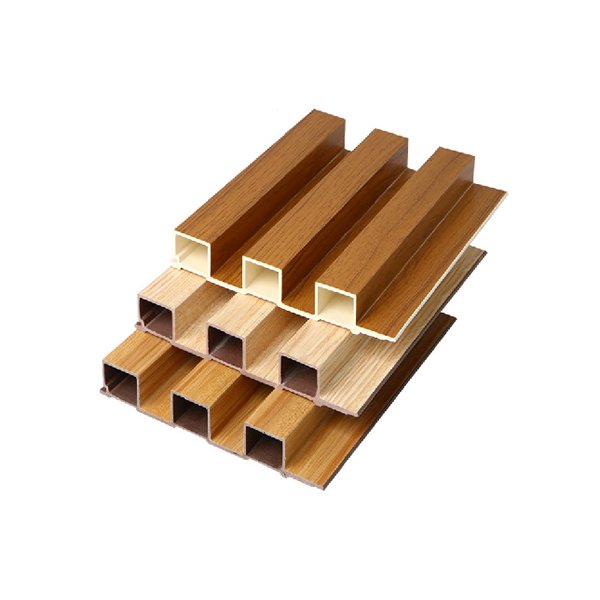 Cheap price co extrusion grille wall facade panel anti water WPC wall panel for exterior wall
