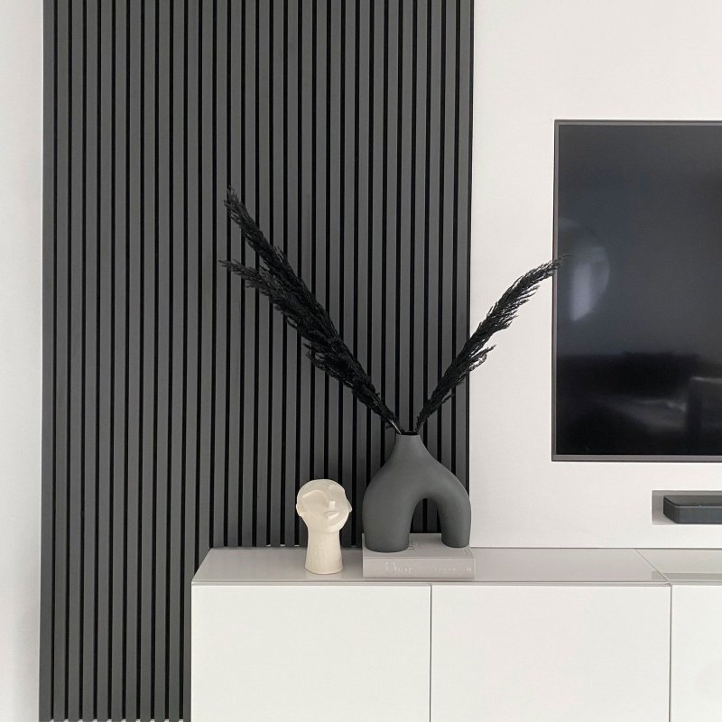 Luxury Great Pvc Wall Panel Black waterproof design office pvc panels other boards for wall decoration
