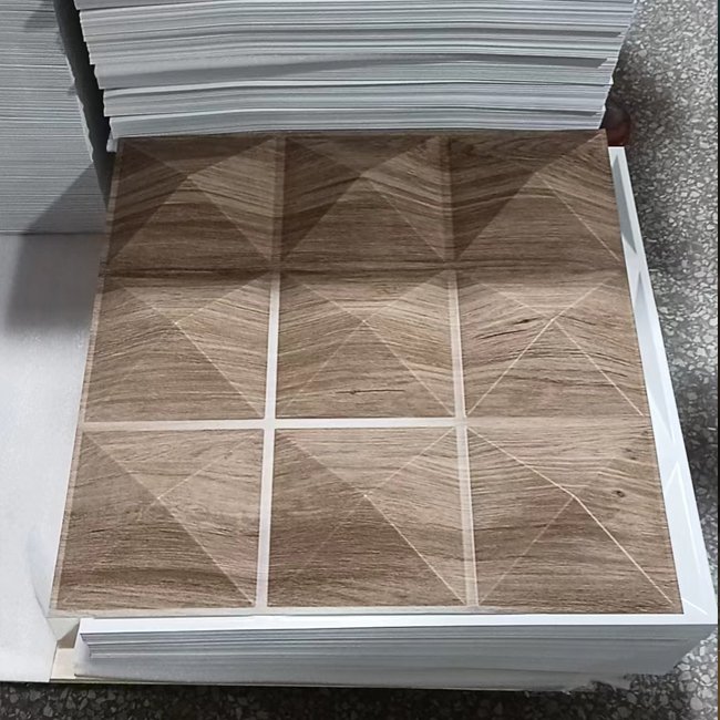 Wood grain pvc wallpaper Moisture-Proof easy installation 3D Pvc Wall Panel Wall Board cladding for home decor