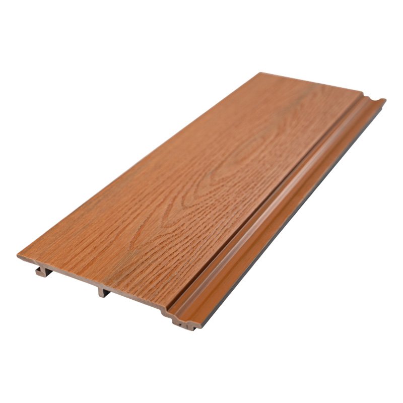 ZXL12012 Outdoor Garden Backyard Exterior Waterproof Wall Cladding Wall Boards 3d wood grain ASA Co-extruded WPC wall panel