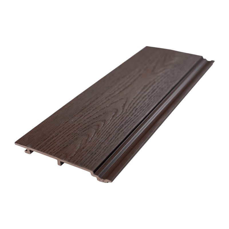 ZXL12012 Outdoor Garden Backyard Exterior Waterproof Wall Cladding Wall Boards 3d wood grain ASA Co-extruded WPC wall panel