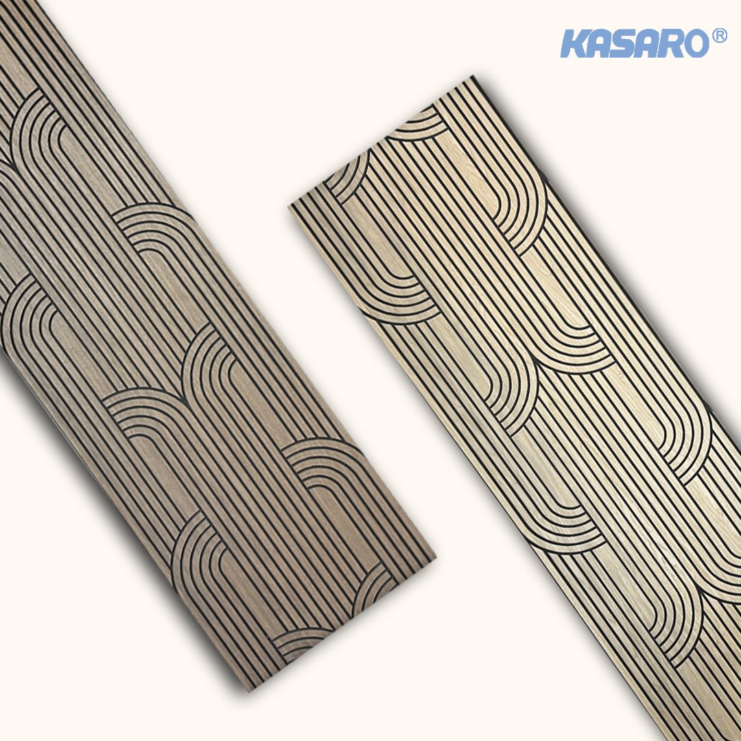 KASARO 3D wood MDF panel decorative board for wall