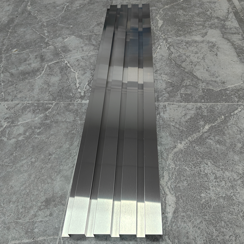 Wall Panels & Boards Stainless Steel 3D Fluted Panel Profile Silver Metal Grille Panel Decorative Cladding