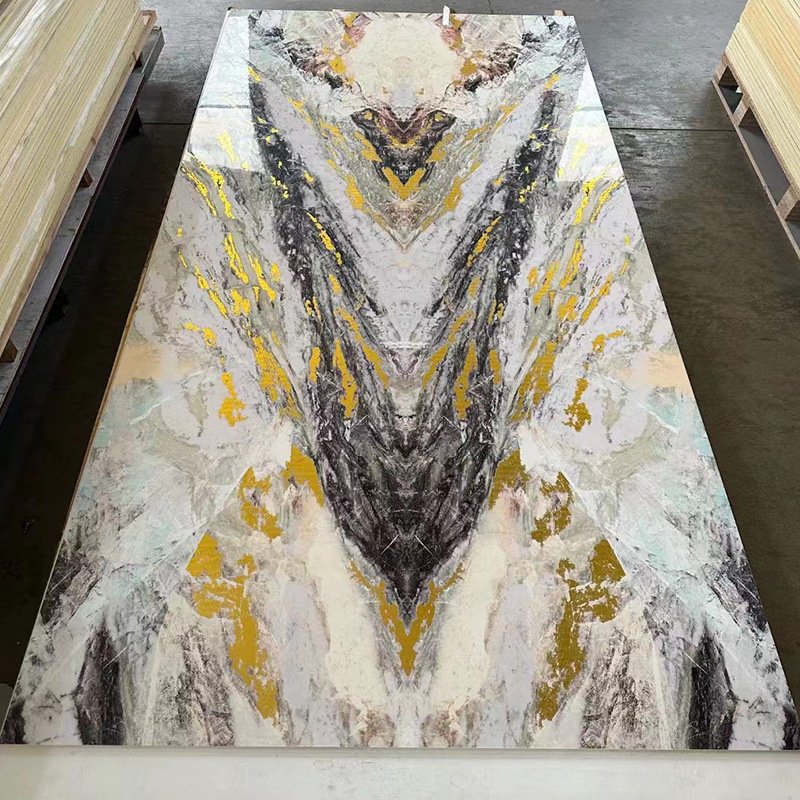 Quality Assurance Uv Marble Plastic Sheet Pvc modern wall panels pvc wall panels boards for Decoration