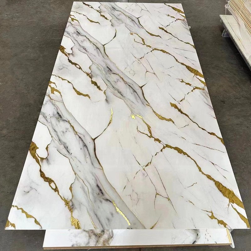 Quality Assurance Uv Marble Plastic Sheet Pvc modern wall panels pvc wall panels boards for Decoration